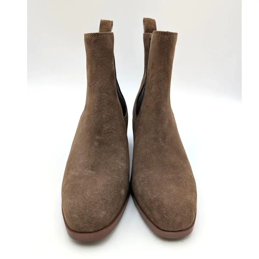 Steve Madden Rhiannon Chelsea Boots Women's Brown Suede Size US9.5M EU40